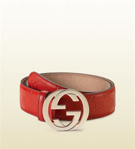 gucci red belt|red Gucci belts silver buckle.